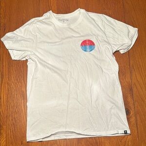 Hurley White Graphic T-Shirt for Men